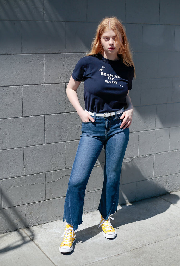 Micki Crop Flare Jean