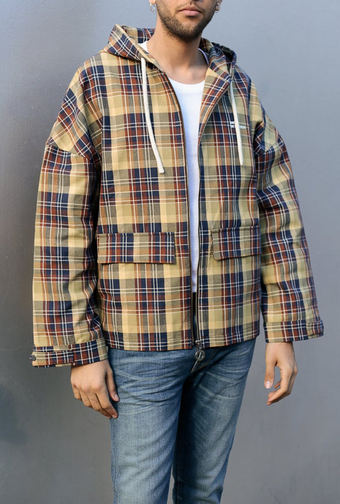 Jacquard Hooded Jacket