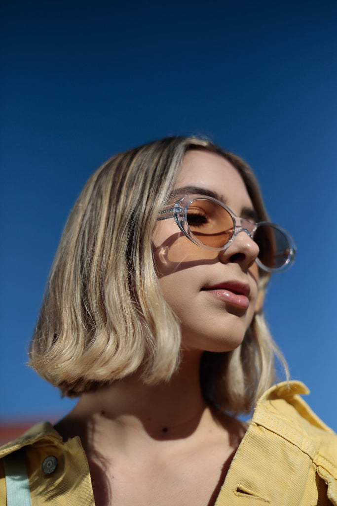 Alina Sunglasses - Crystal