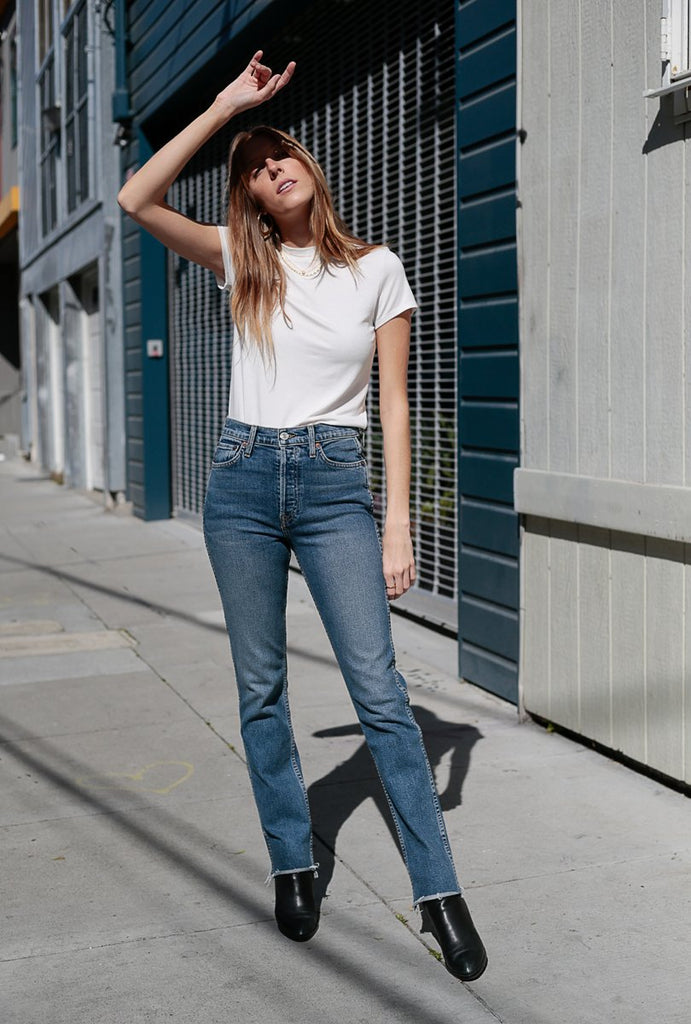 Comfort Stretch Double Needle Long Jean