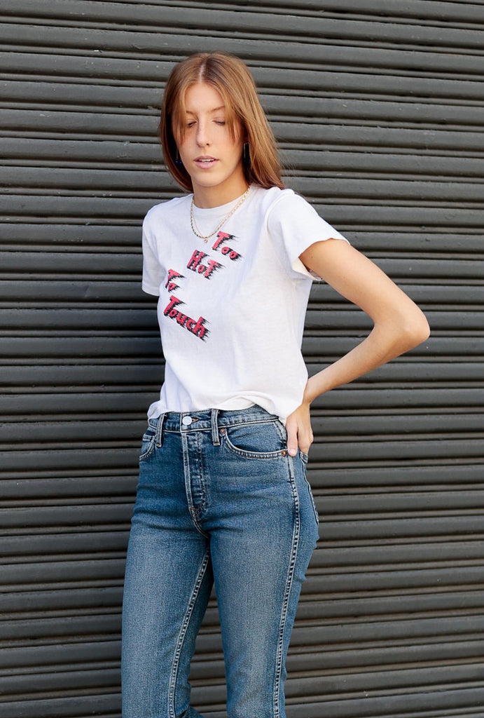 Too Hot To Touch Slim Tee