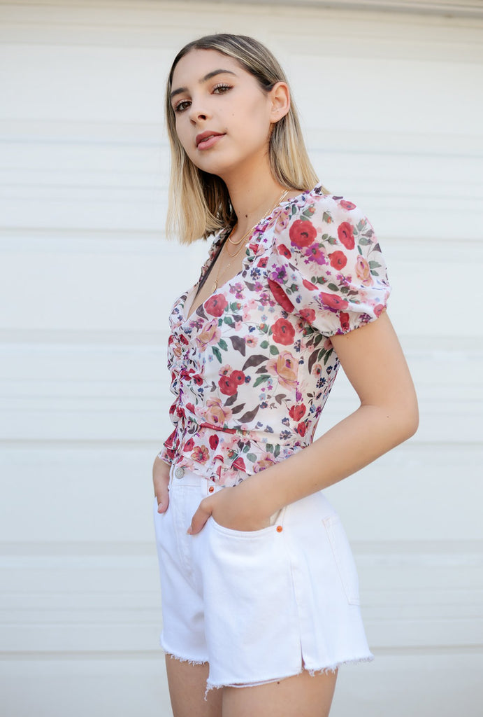 Reese Floral Top