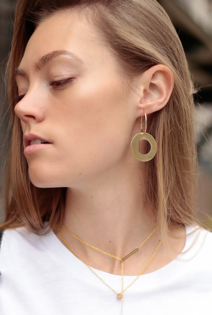 Unity Earrings P - 14kGF/Brass