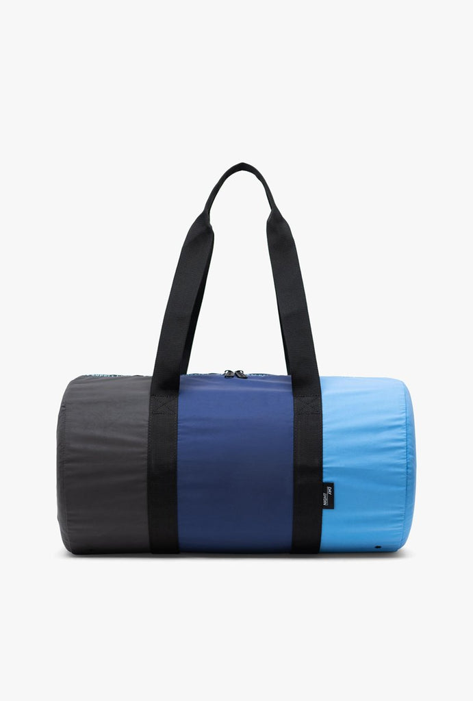 Packable Duffle - Blue Black Reflective