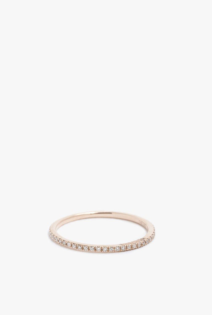 Axis Ring w/ Pave Diamonds