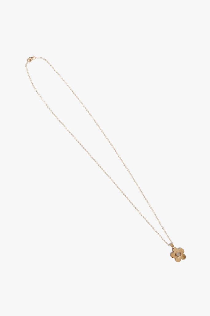 Paisley Necklace - Gold Plated Bronze