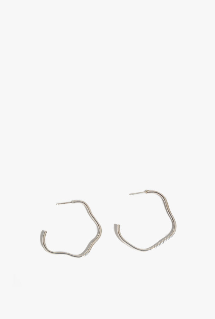 Arp Hoop Earrings P - STERLING SILVER