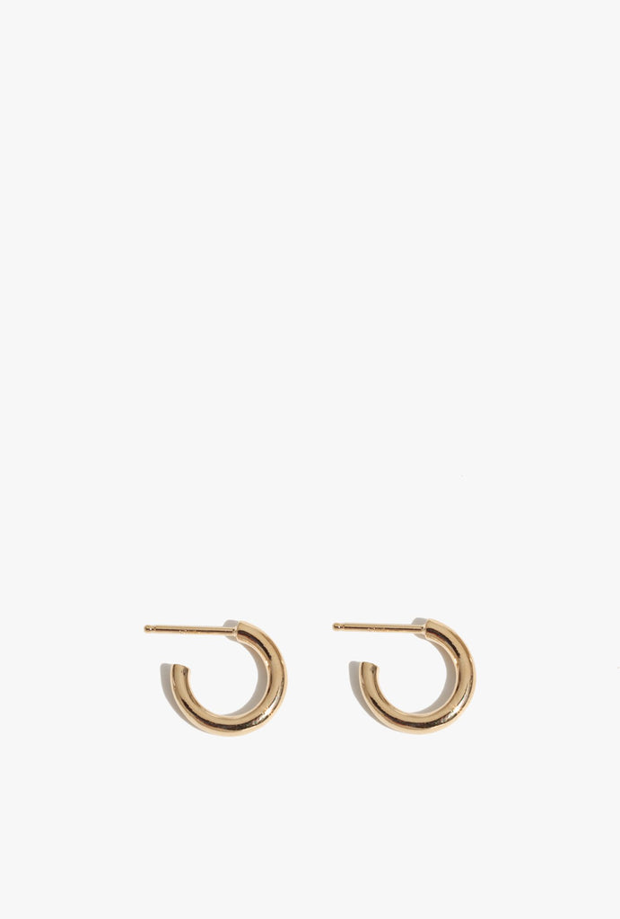 Gia Hoops Earrings P - Gold Plated Bronze