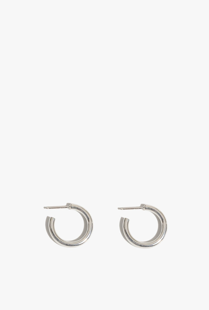 Gia Hoops Earrings P - STERLING SILVER