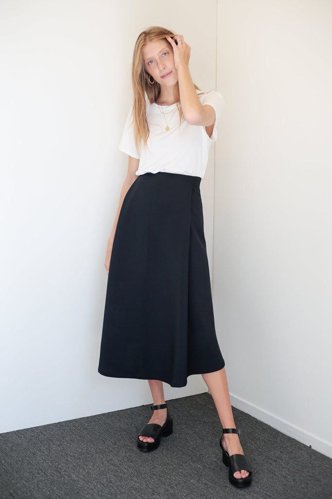 Stream Midi Skirt