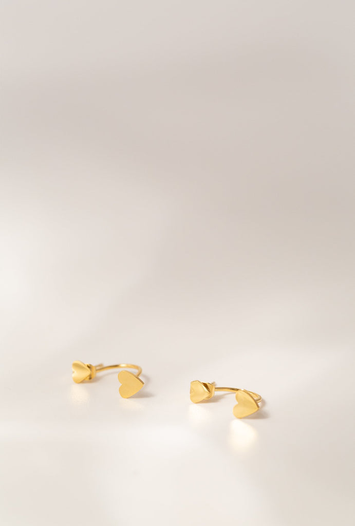 Heart Jacket Earrings P