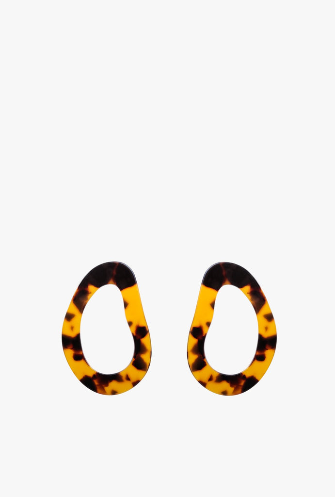 Silba II Earrings P - Dark Tortoise
