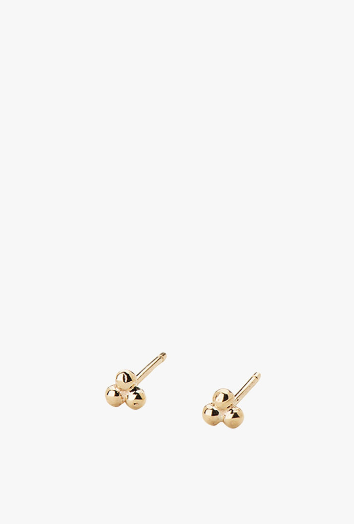 Cluster Stud Earring S - 14kYG