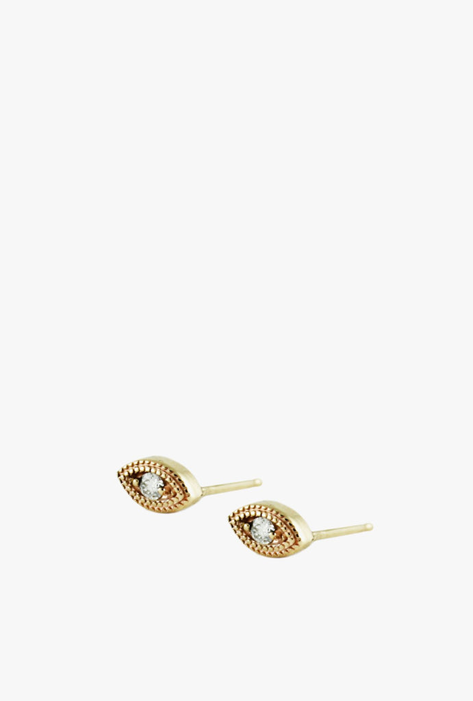 Diamond Eye Stud Earring P