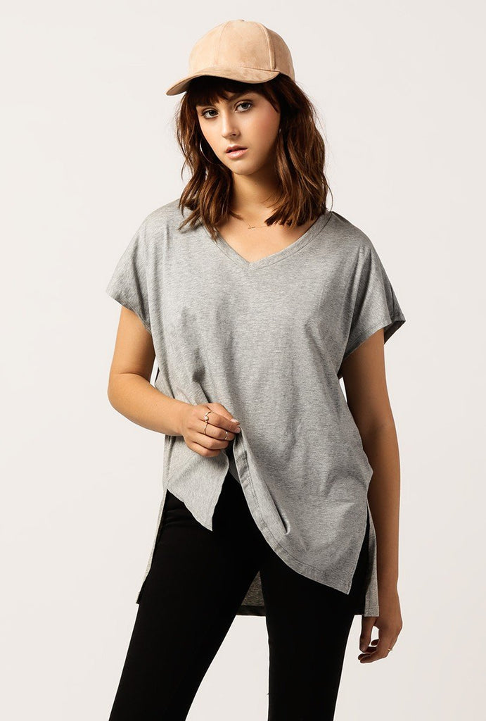 HQ Boxy V Neck Tee
