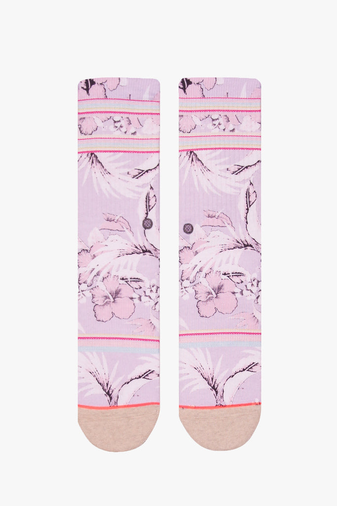 Island Letter Crew Sock
