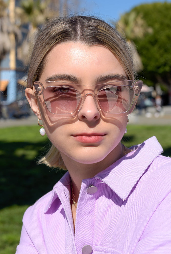 Jessie Sunglasses - Nude