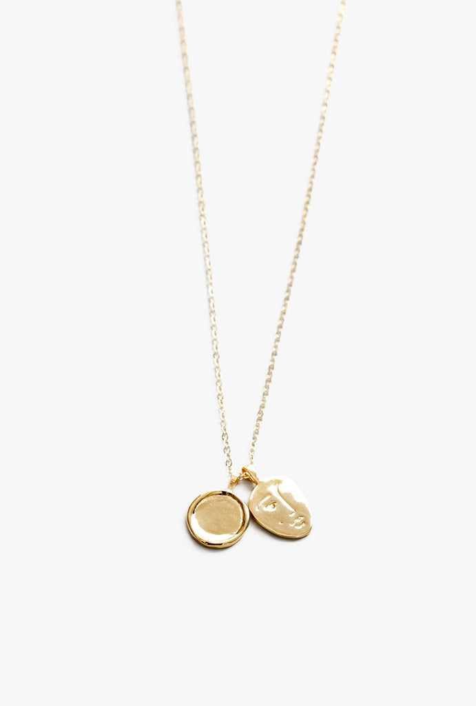 Marguerite Necklace - Gold Plated Bronze