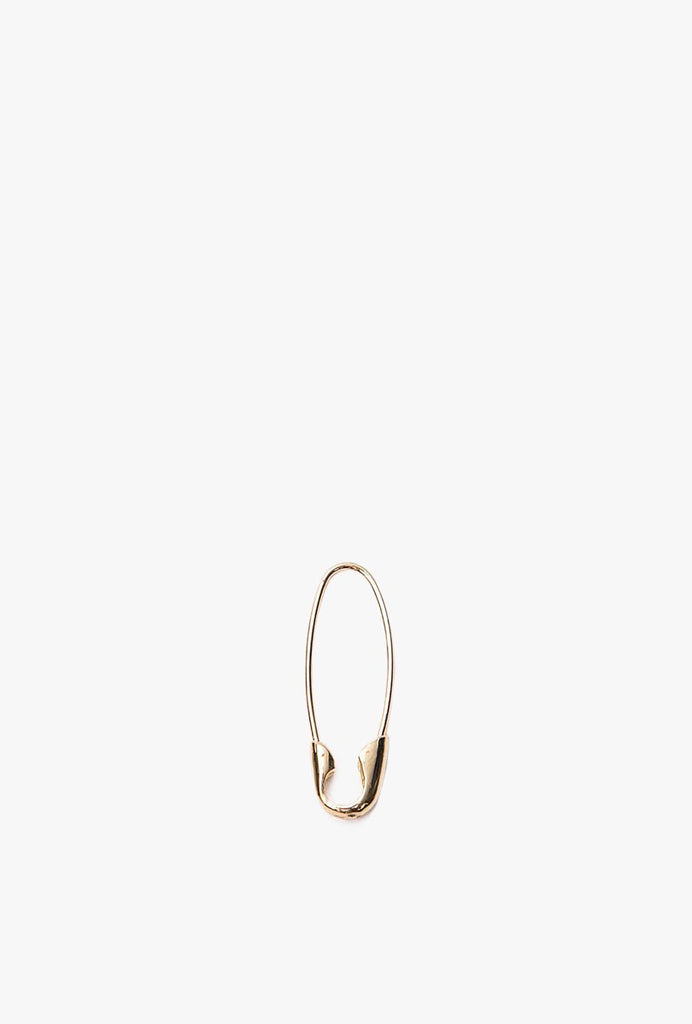 Safety Pin Stud Earring S - 14KYG