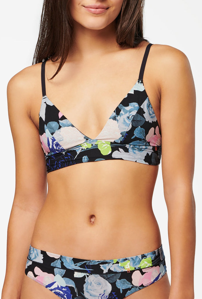 Triangle Crop Nylon Bra
