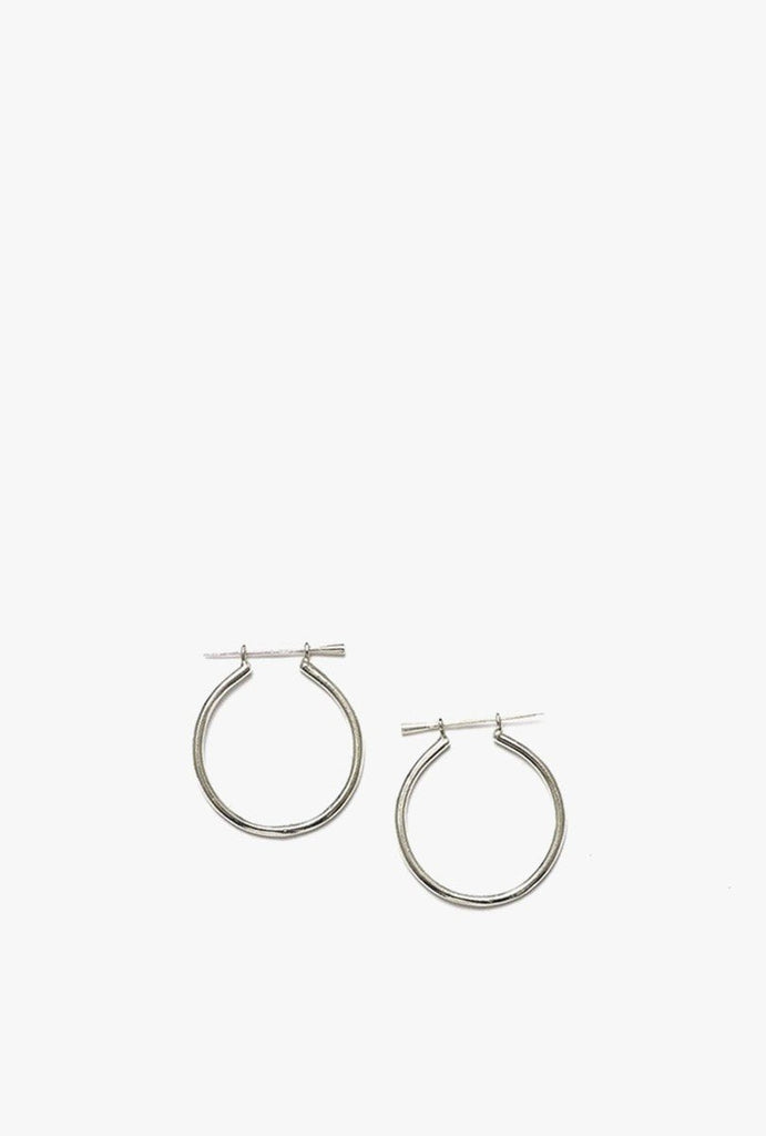 Xena Silver Hoops