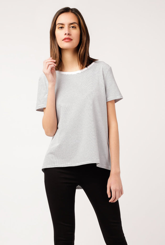 Sally Striped SS Top