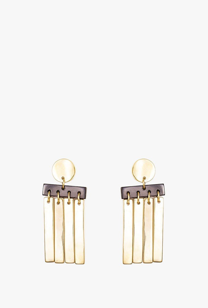 Cala Horn Fringe Earrings P