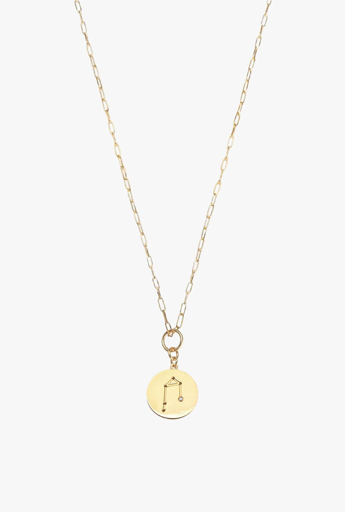 Constellation Charm Necklaces - 14kGVD - Libra