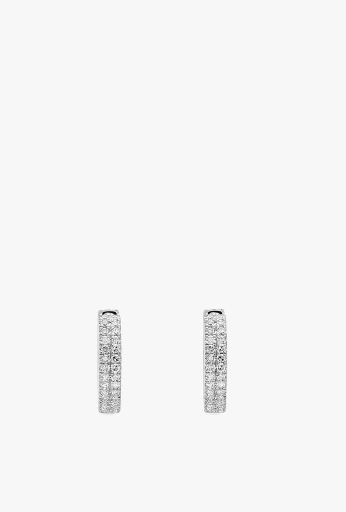 Diamond Huggie Earrings P