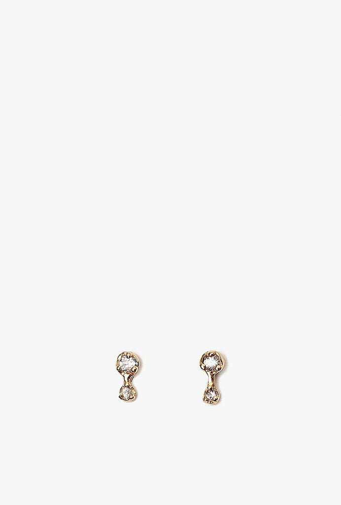 Diana Earrings - 14kYG w/Sapphires