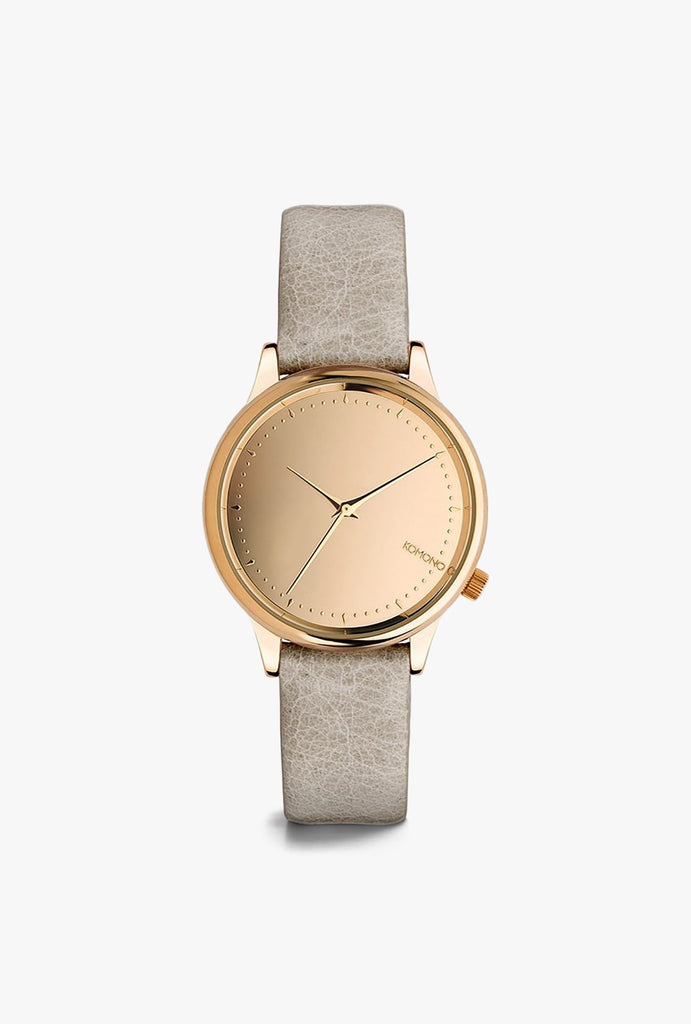 Estelle Mirror Watch - Rose Grey