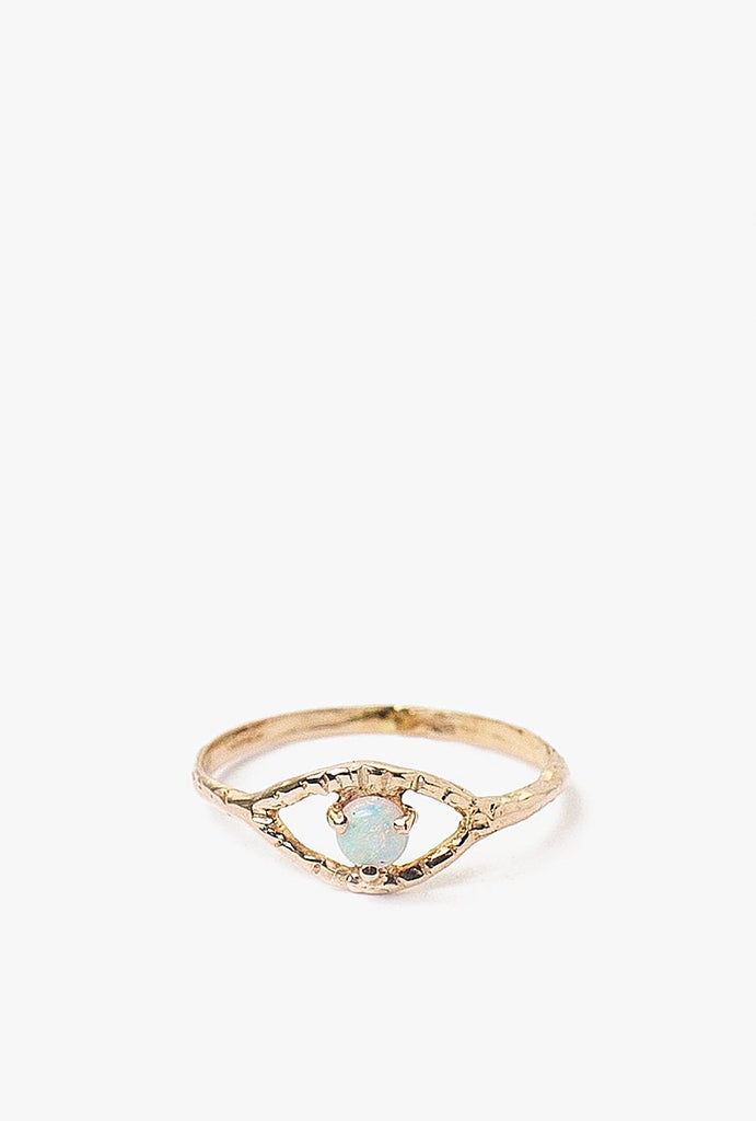 Evil Eye Opal Ring