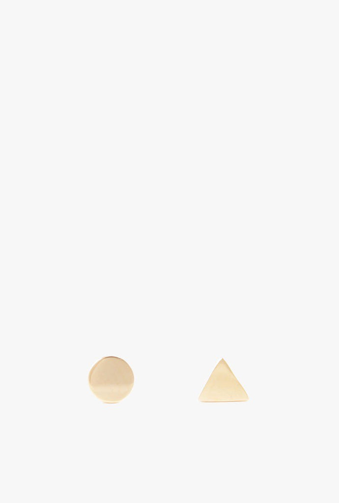 Geometric Duo Stud Earring P