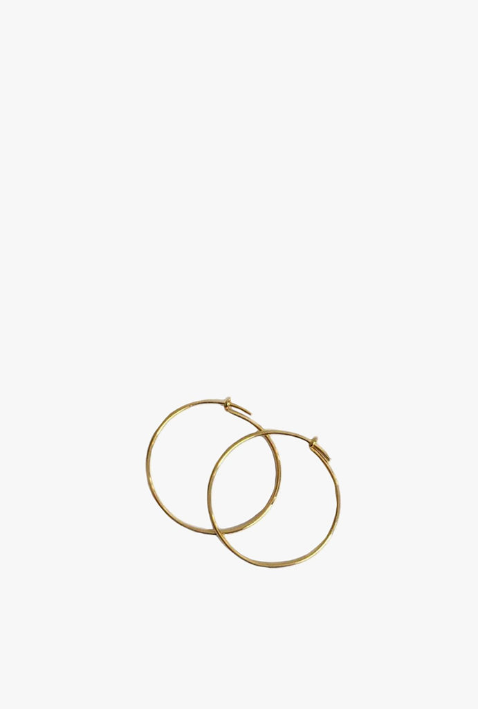 Janey Small Hoop Earrings P - 14KYGFGP