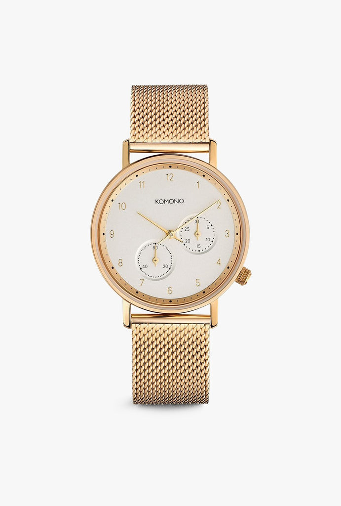 Walther Watch - Gold Mesh