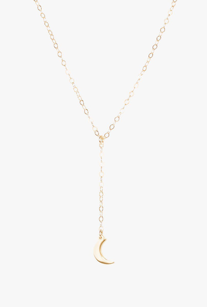 Moon Lariat Necklace