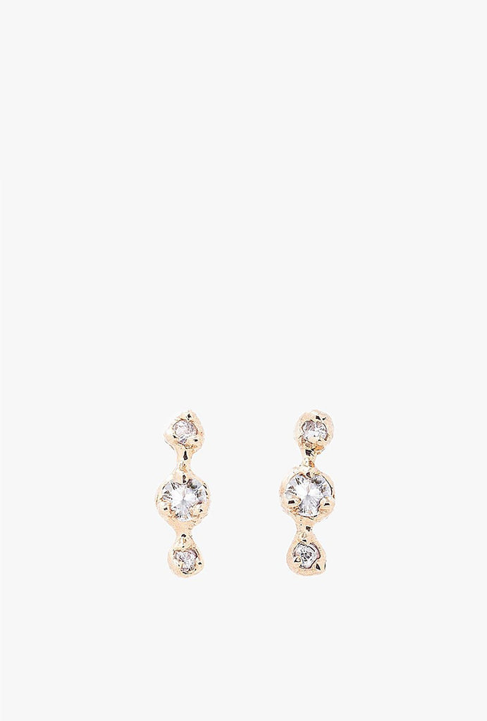 Orion Earrings - 14kYG w/Sapphires