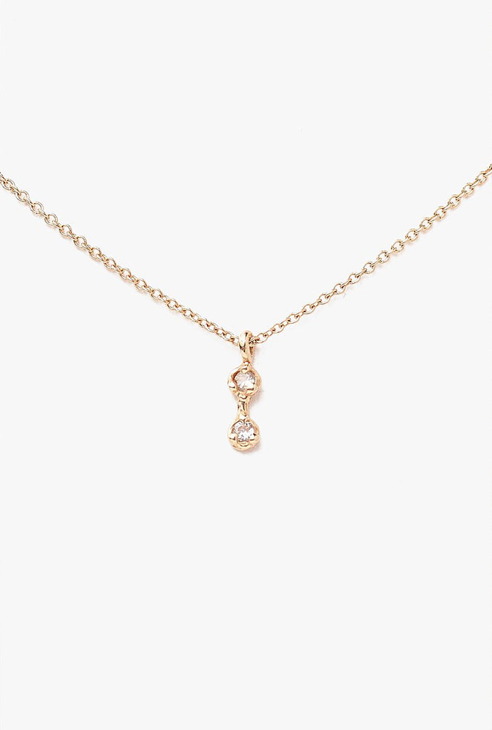 Polaris Necklace - 14kYG w/Sapphires - 16in