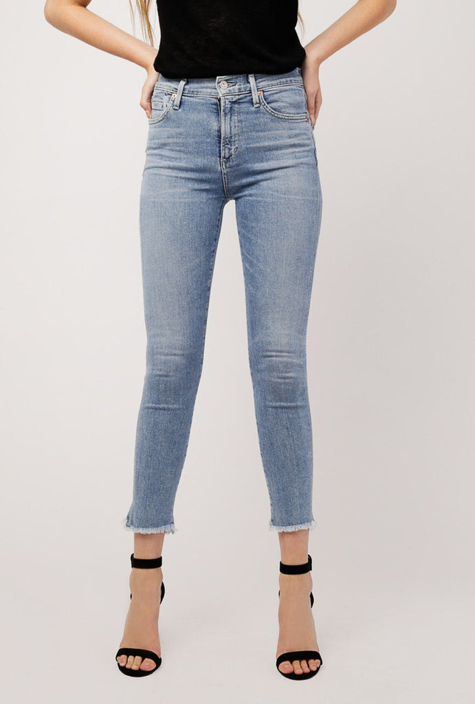 Rocket Crop High Rise Jean