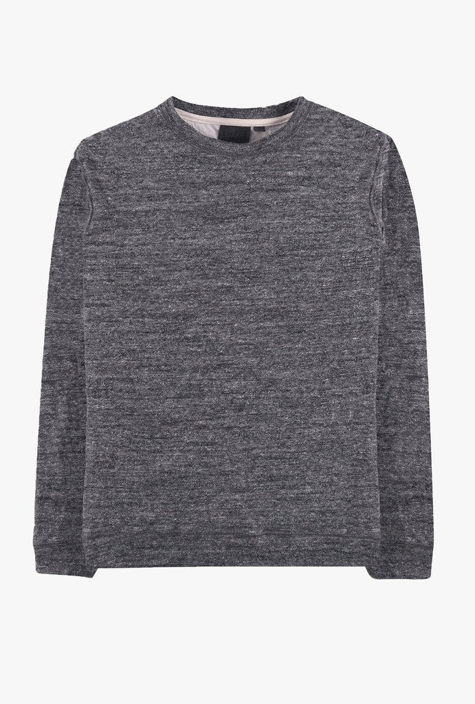 Slim Doubleface Crew Sweater