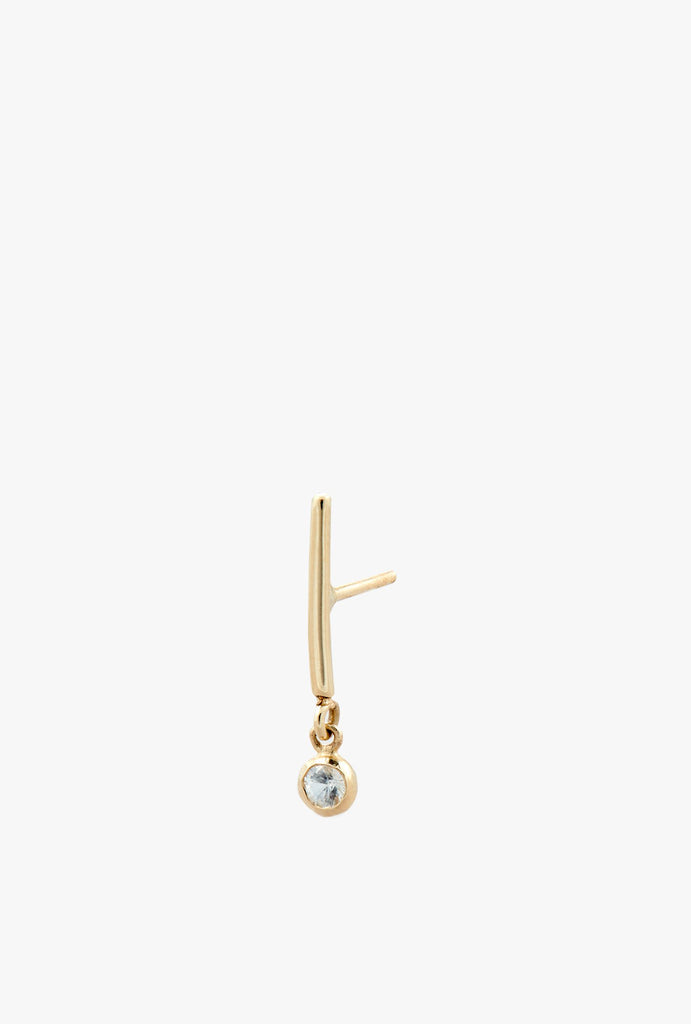 Small Dia Rod Link Earrings P