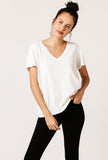 #46 T-Shaped V Neck Tee