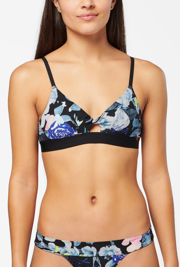 Twisted Triangle Nylon Bra